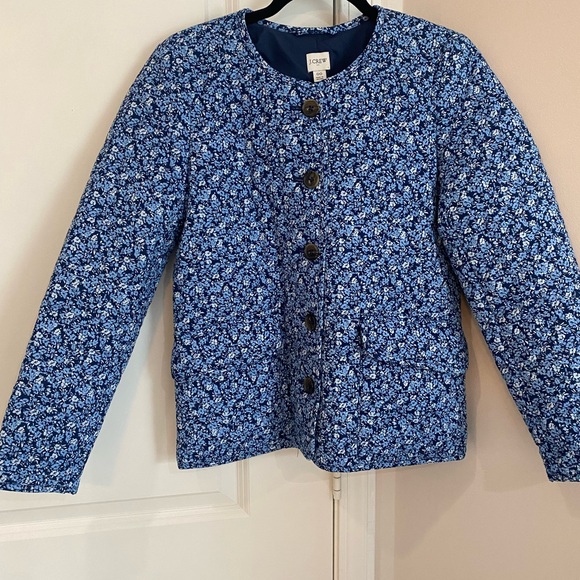 J. Crew quilted jacket.  Mint size 00 - Picture 2 of 6
